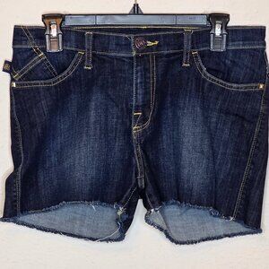 Rock & Republic Women's Cutoff Dark Denim Shorts, Size 10